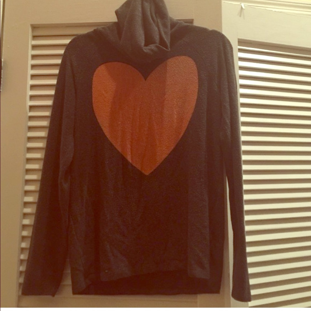 Wildfox funnel neck beach jumper